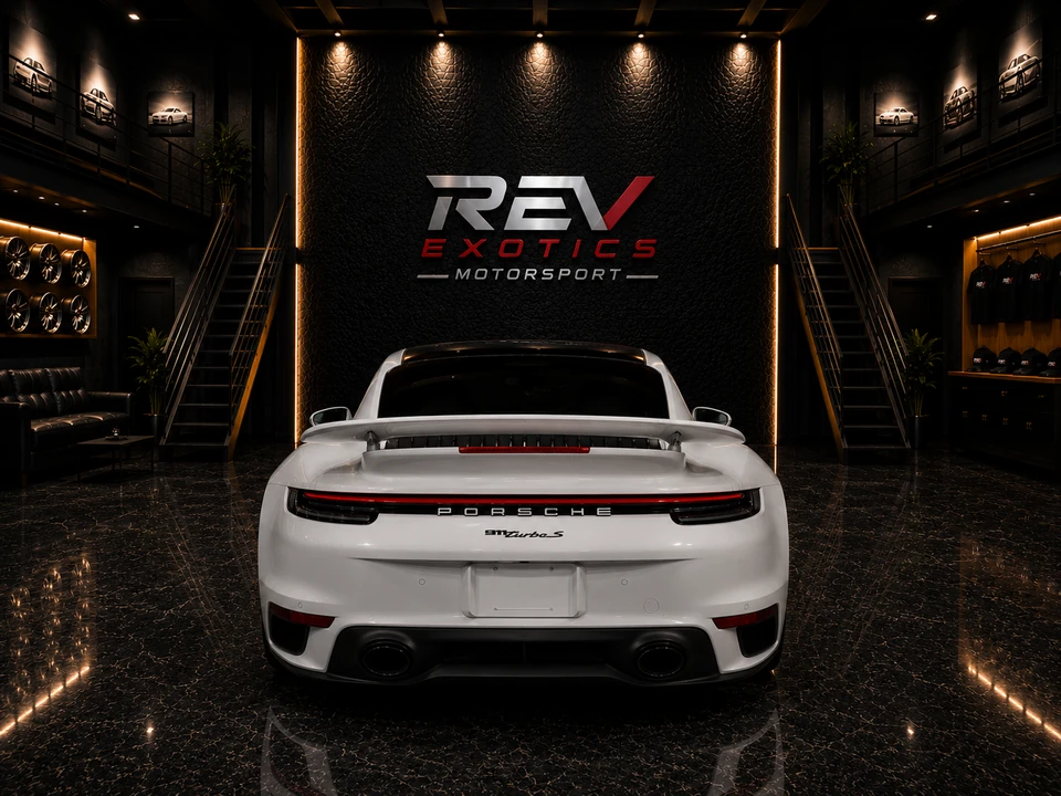 2024  Porsche 911 Turbo S in Ice Grey Metallic for sale at Rev Exotics Motorsport — photo 3